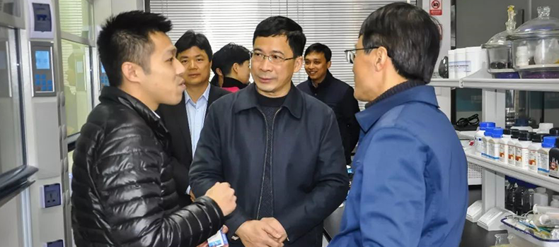 省发改委詹晨辉副主任一行莅临厦门捌斗新材料科技有限公司指导工作